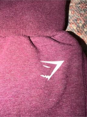 Gymshark Maroon Drawstring Sweatpants women’s medium